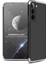 - Samsung Galaxy S22 Plus - Kılıf Parmak izi Yapmayan 3 Parça Ays Kapak - Siyah-Gri 1