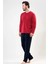 Erkek Bordo Düğmeli Lacivert - Uzun Kollu Pijama Takımı 1