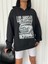 Daily Fashion Outdoor Oversize Los Angeles Baskılı Unisex Kapşonlu  Sweatshirt 4