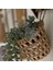 Dekoratif Çok Amaçlı / Hasır Saksı Sepet / Askı Sepet / Duvar Sepet 10 x 10 cm 1
