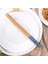 2 Adet Çin Çubuğu Chopstick, Yıkanabilir Bambu Yemek Çubuğu, Sushi Japon Çin Yemek Çubuğu, 24 cm 1