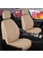 Volkswagen Cc Uyumlu Ön Arka 5 Li Set Yarı Deri Londra Serisi Oto Koltuk Kılıfı Bej Renk 1