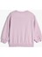 Sweatshirt Uzun Kollu Bisiklet Yaka Fırfır Detaylı Pamuklu Şardonlu 2