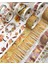 Masking Tape Sonbahar Temalı 10'lu Turuncu Kutu Washi Bant Set Washi Tape bullet Journal scrapbook 4