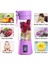 Maxi Life Şarjlı Portatif El Blenderi 380 ml USB Kablolu Mor 1