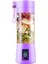 Maxi Life Şarjlı Portatif El Blenderi 380 ml USB Kablolu Mor 2