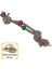 Petinka® Diş Kaşıma Ipi Köpek Oyuncağı Diş Güçlendirme Temizleme Ipi Köpek Oyun Halatı 2