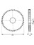 50X0,2X13 Z 128/200 Gsp DIN1837A Hss Metal Daire Testere 2