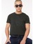 Bisiklet Yaka Kahve Erkek T-Shirt FM23W02TG 1