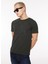Bisiklet Yaka Kahve Erkek T-Shirt FM23W02TG 3