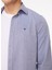 Slim Fit Gömlek Yaka Lacivert Erkek Gömlek FM23W03CU 4