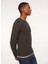 Bisiklet Yaka Slim Fit Antrasit Melanj Erkek Kazak FM23W07MG 1