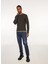 Bisiklet Yaka Slim Fit Antrasit Melanj Erkek Kazak FM23W07MG 2