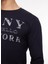 Bisiklet Yaka Lacivert Erkek T-Shirt FM23W12TG 4