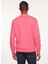 Bisiklet Yaka Fuşya Erkek Sweatshırt Gu23Mfw08015 5