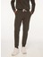 Lastikli Bel Slim Fit Kahve Erkek Eşofman Altı FM23W02PF 2