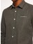 Slim Fit Gömlek Yaka Siyah Erkek Gömlek FM23W07CU 5