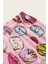 Kısa Kollu Alt Uzun Donut Baskılı Pijama Takımı 5