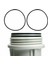 10” Mat Beyaz Housing 1/4'' Çift Contalı-22000110 3