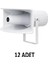 12 Adet - Yassı Abs Horn - Boş Kasa 1