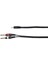 Aux Ses Kablosu 1mt - 3.5mm Den 2X6.35MM Jak Kablo 5
