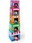 Ooly Stackables Karton Blok Oyun Seti - Rainbow Town 2