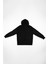 Kadın Gri Omuzdan Kola Pullu Kapşonlu Cepli Sweatshirt 2