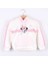Kız Çocuk Krem Baskılı Kapüşonlu Sweatshirt 1