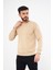 Vera Moda Tarz Erkek Sweatshirt Toprak - 3 Iplik Şardonlu Uzun Kollu T-Shirt 1