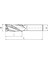 28X90X166 mm Jit DIN844 Nr Hss C232 Uzun Kabatalaş Freze 2