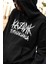 Kazıdık Tırnaklarla Ezhel Siyah Oversize %100 Pamuk Kapüşonlu Sweatshirt Hoodie Unisex 1