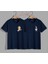 Bugs Buny & Lola Buny Baskılı Sevgili Kombini Çift Tshirt Lacivert 2 Adet 1
