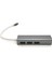 3 Port USB 3.0 Tip C Hub, 1 x 10/100/1000 RJ45 Dişi Yuva, 3 x USB A Dişi port, 1 x USB C Erkek port 1