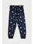 Gezegen Desenli Pamuk Lacivert Çocuk Pijama Takımı 3