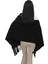Siyah Püskülü Unisex Polar Şal 3