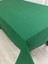 Sıvı Geçirmez Keten Dertsiz Masa Örtüsü Koyu Yeşil + 12 Peçete 1