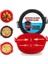 Softhome Airfryer Silikon Pişirme Kabı ( Kırmızı) 2