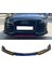 Audi A4 B8 Mavi Renkli Şeritli Dilli Ön Lip 4 Prç Parlak Siyah Abs 1