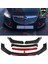 Opel Insignia Kırmızı Renkli Şeritli Dilli Ön Lip 4 Prç Parlak Siyah Abs 2010 - 2016 1