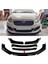 Fiat Linea Siyah Renkli Şeritli Dilli Ön Lip 4 Prç Parlak Siyah Abs 2006 - 2015 1