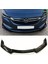 Opel Astra K Beyaz Renkli Şeritli Dilli Ön Lip 4 Prç Parlak Siyah Abs 1