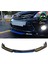 Toyota Corolla 2015 - 2017 Mavi Renkli Şeritli Dilli Ön Lip 4 Prç Parlak Siyah Abs 1