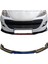 Peugeot 307 Mavi Renkli Şeritli Dilli Ön Lip 4 Prç Parlak Siyah Abs 1