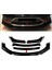 Ford Focus Mk2 Siyah Renkli Şeritli Dilli Ön Lip 4 Prç Parlak Siyah Abs 2004 - 2010 1