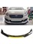 Fiat Linea Sarı Renkli Şeritli Dilli Ön Lip 4 Prç Parlak Siyah Abs 2006 - 2015 1