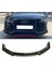 Audi A4 B8 Gri Renkli Şeritli Dilli Ön Lip 4 Prç Parlak Siyah Abs 1