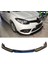 Renault Fluence Mavi Renkli Şeritli Dilli Ön Lip 4 Prç Parlak Siyah Abs 2009 - 2016 1