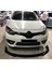 Renault Fluence Mavi Renkli Şeritli Dilli Ön Lip 4 Prç Parlak Siyah Abs 2009 - 2016 2