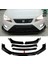 Seat Leon Fr Siyah Renkli Şeritli Dilli Ön Lip 4 Prç Parlak Siyah Abs 1