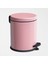 Çelik Metal 5 Litre Pedallı Çöp Kovası Çöp Kutusu Pembe 2